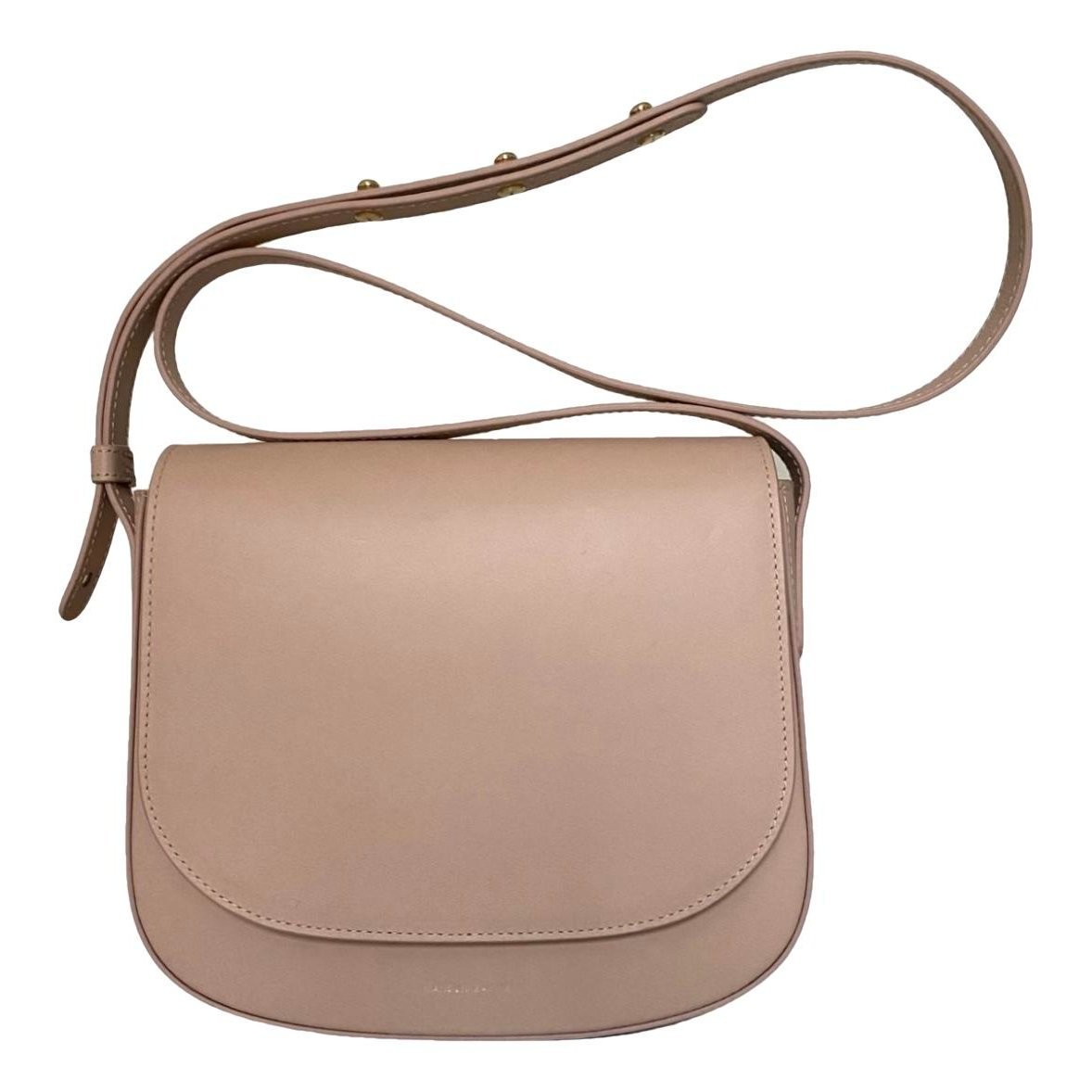 Envelope leather handbag