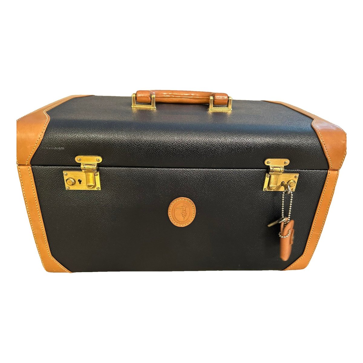 Leather vanity case