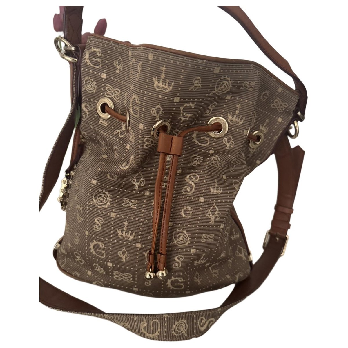 Daligramme leather handbag