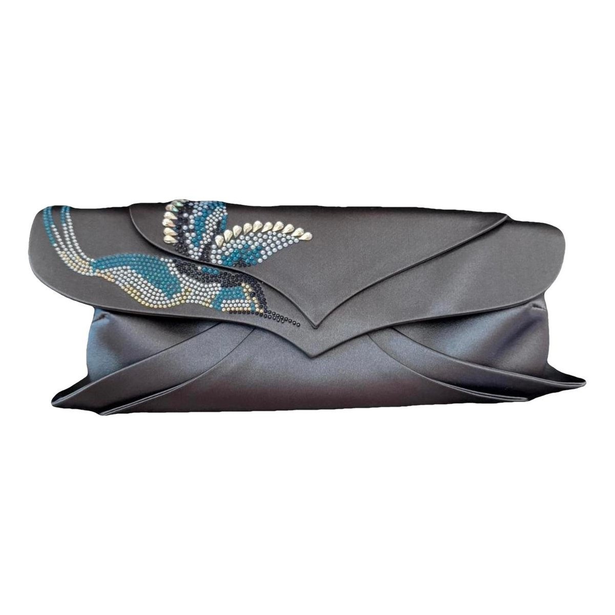 Silk clutch bag