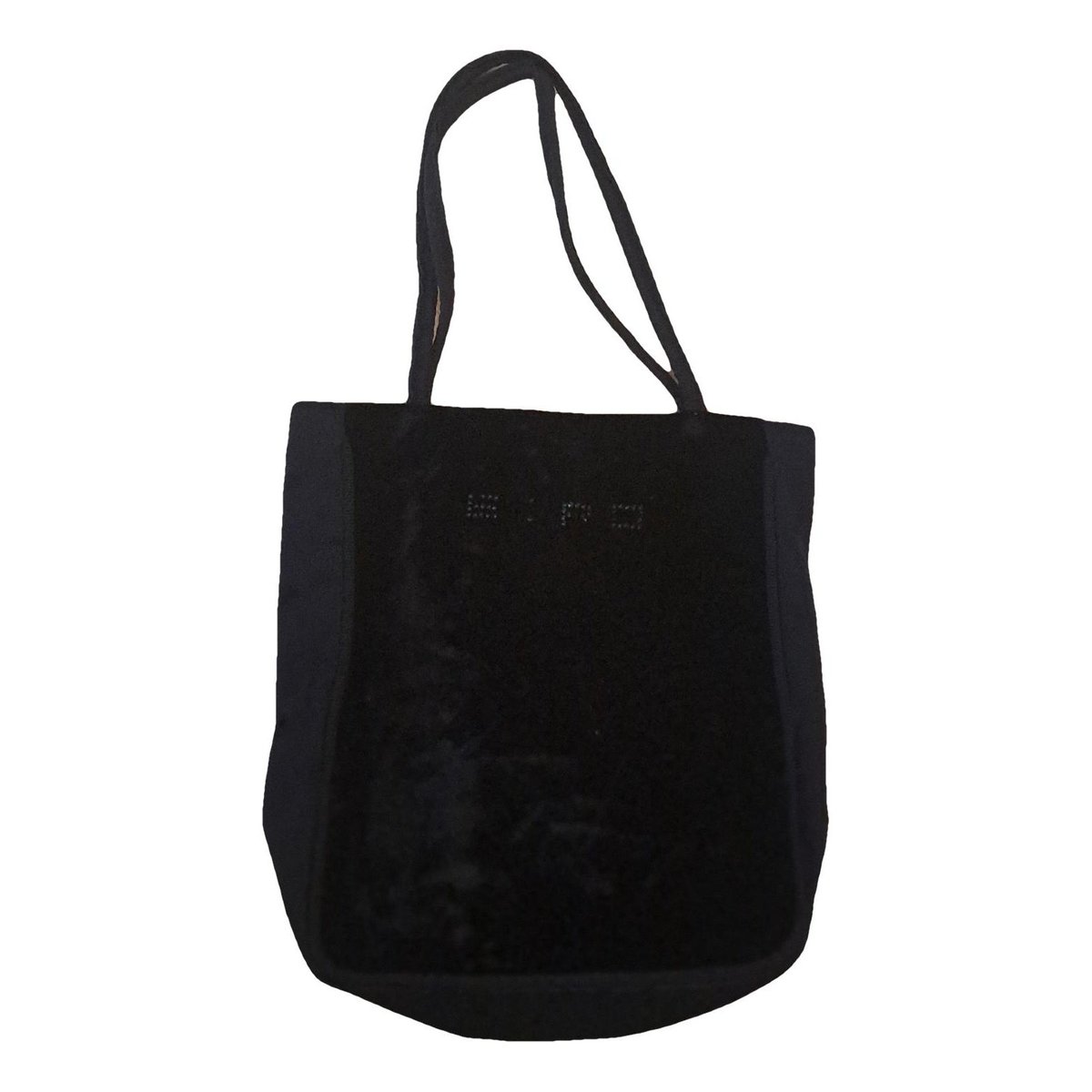 Velvet handbag