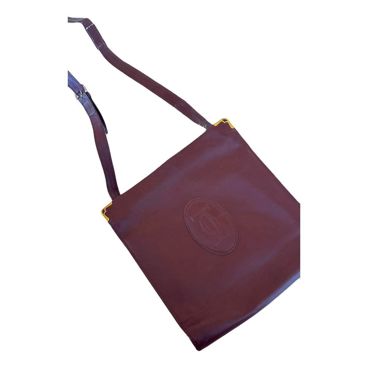 C leather crossbody bag