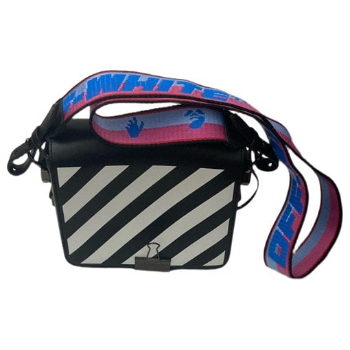 Binder leather crossbody bag