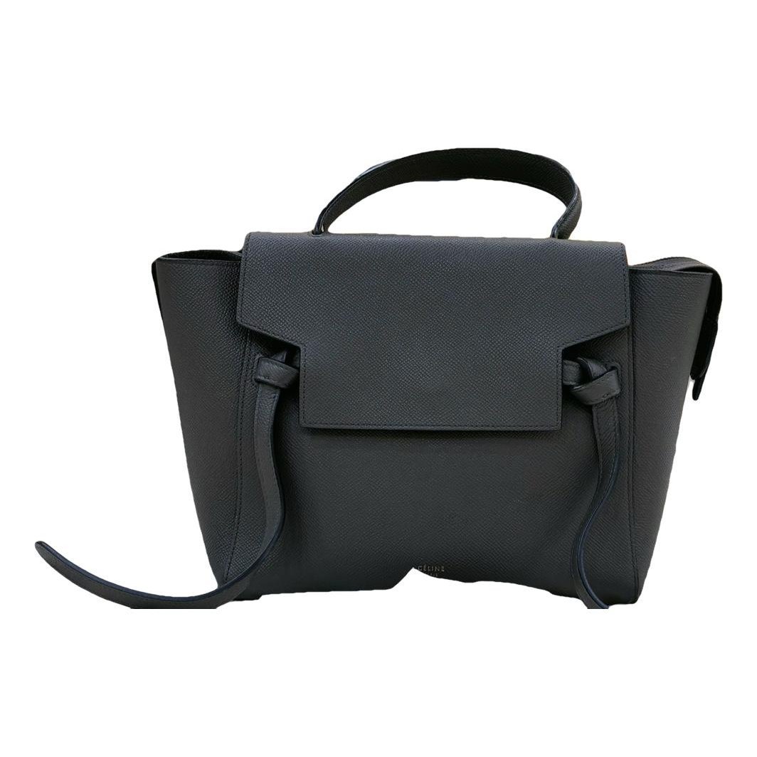 Belt leather handbag