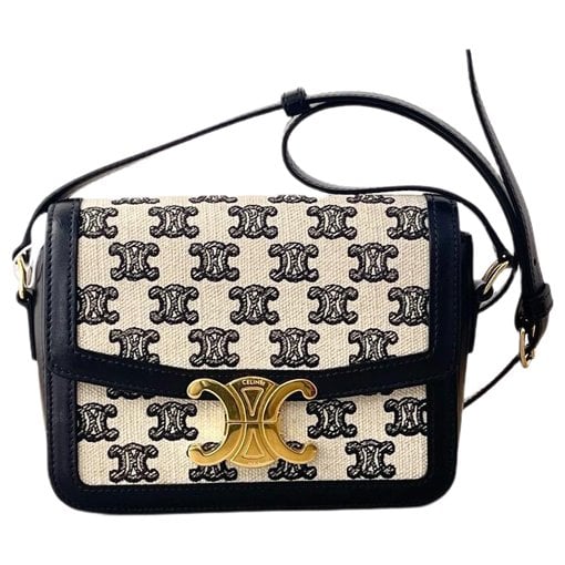 Triomphe cloth handbag