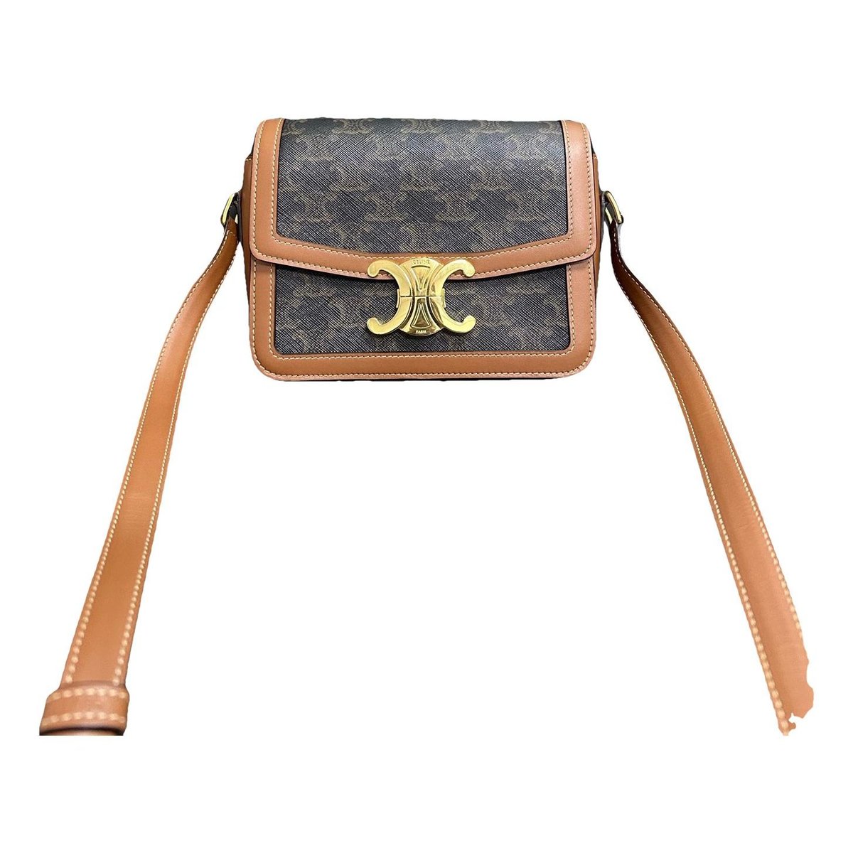 Triomphe leather handbag