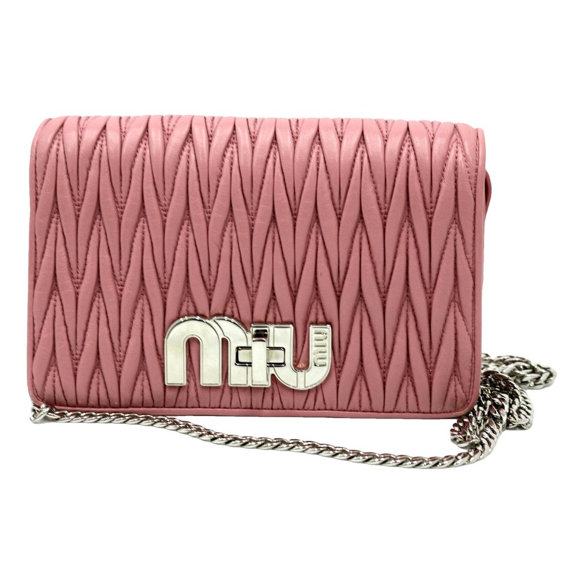 Miu delice leather crossbody bag