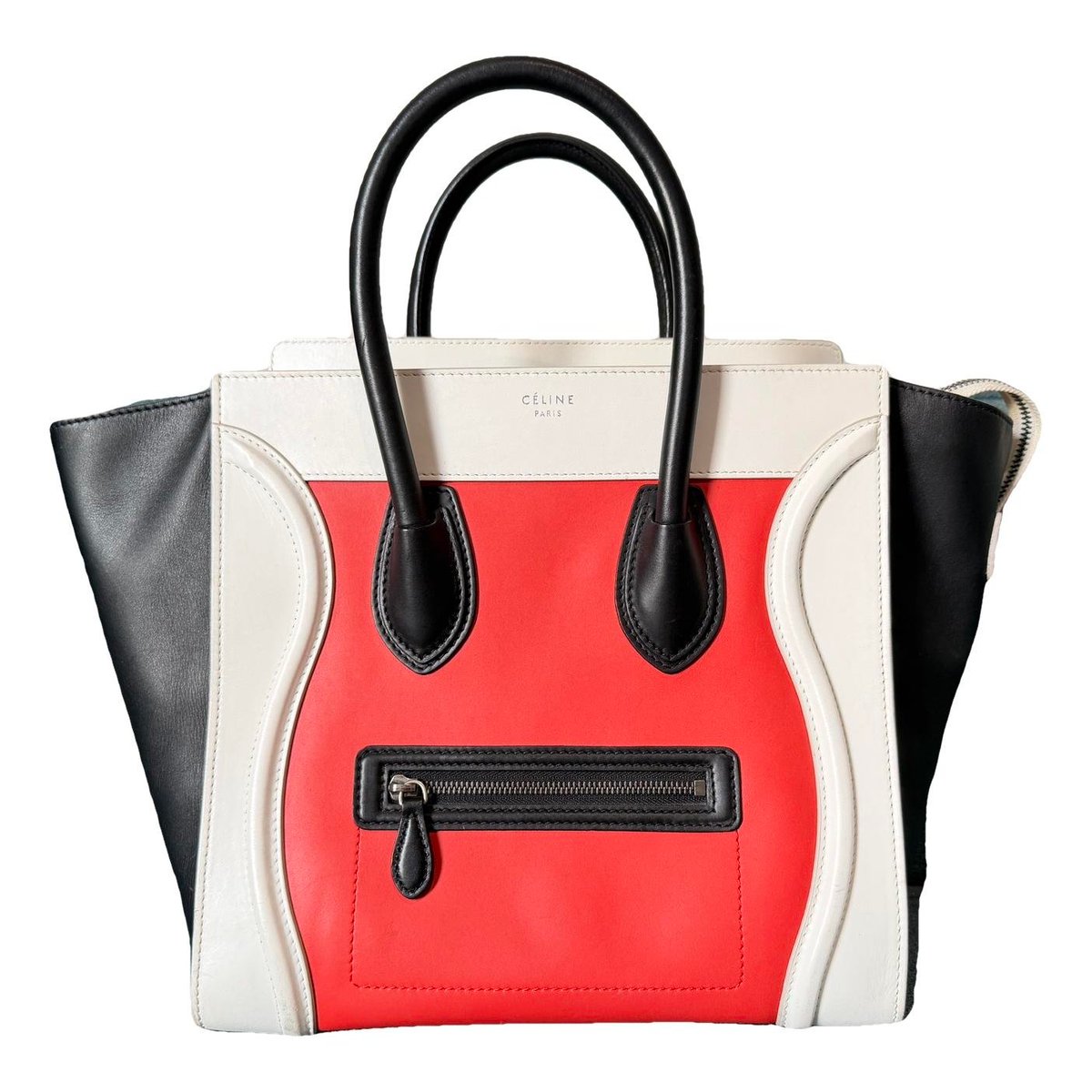Luggage leather handbag