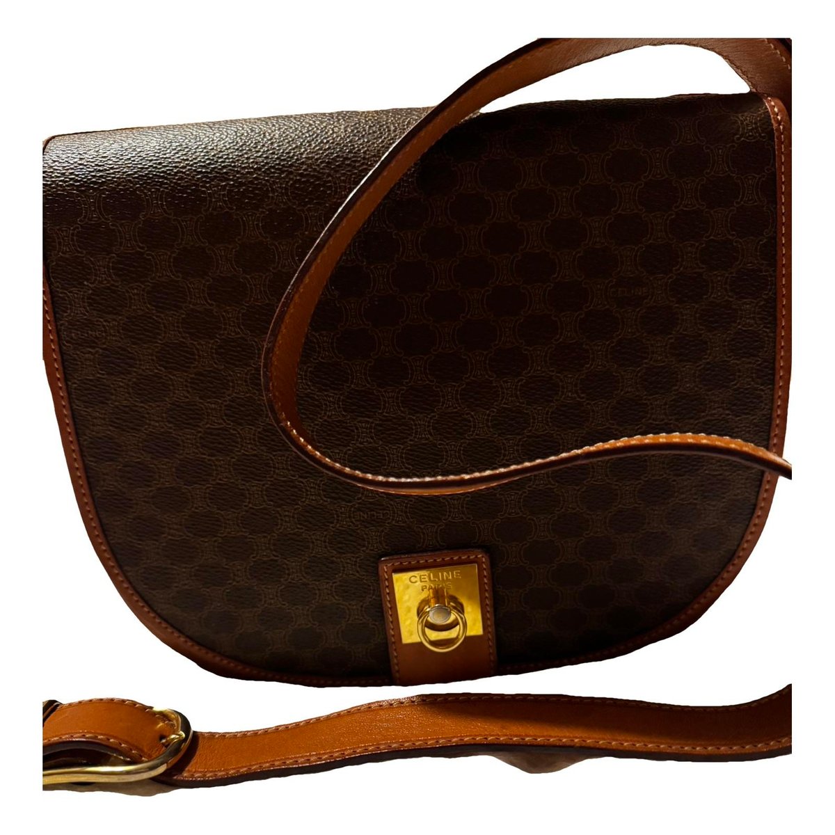 Folco leather crossbody bag