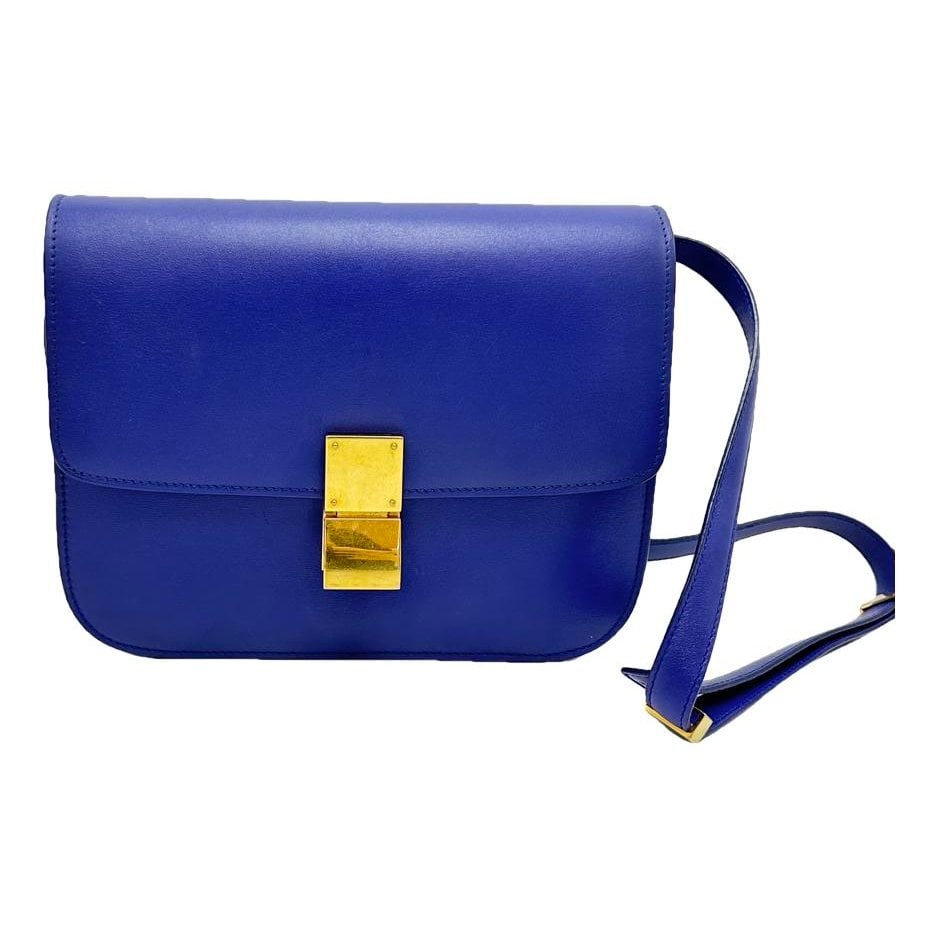 Classic leather crossbody bag