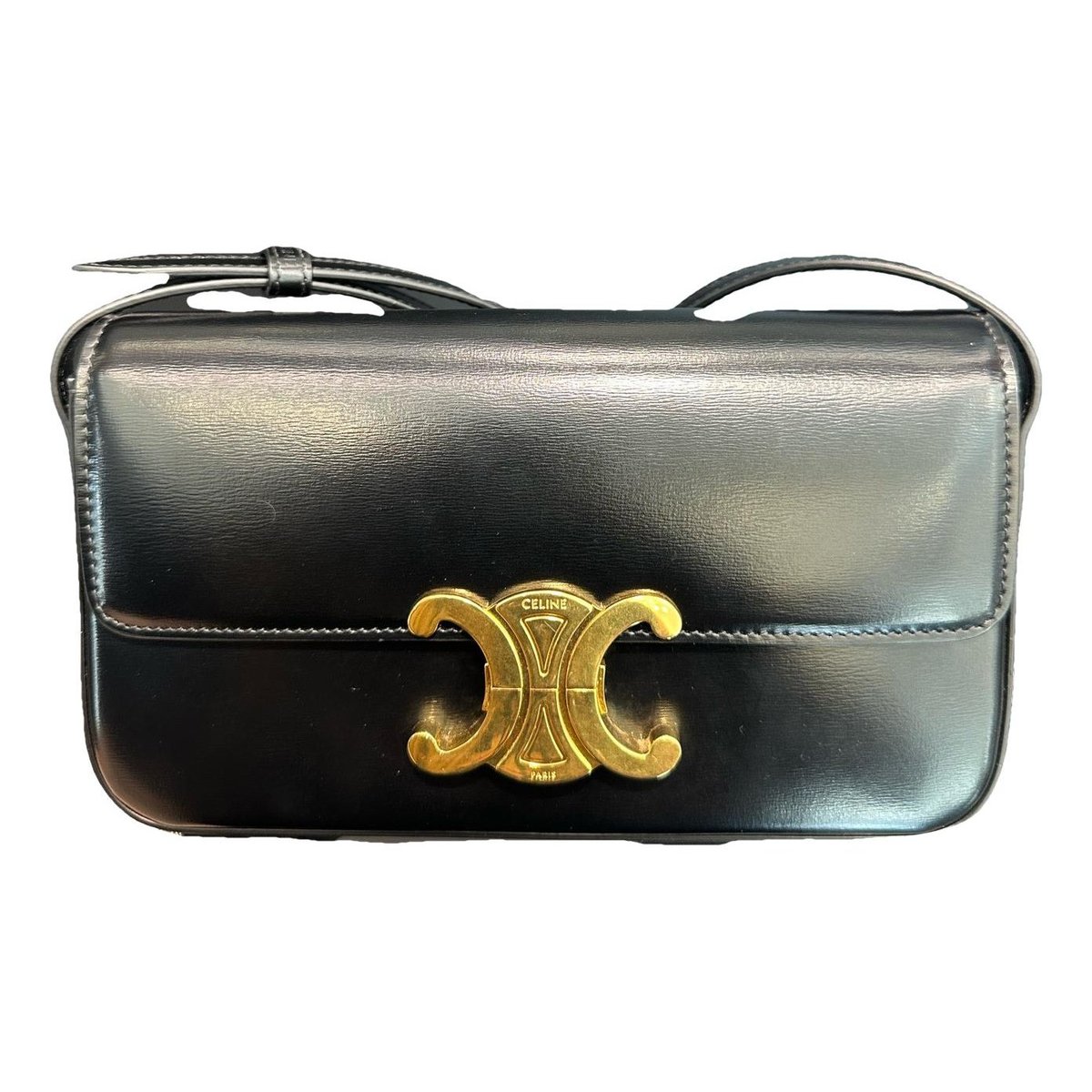 Triomphe leather handbag
