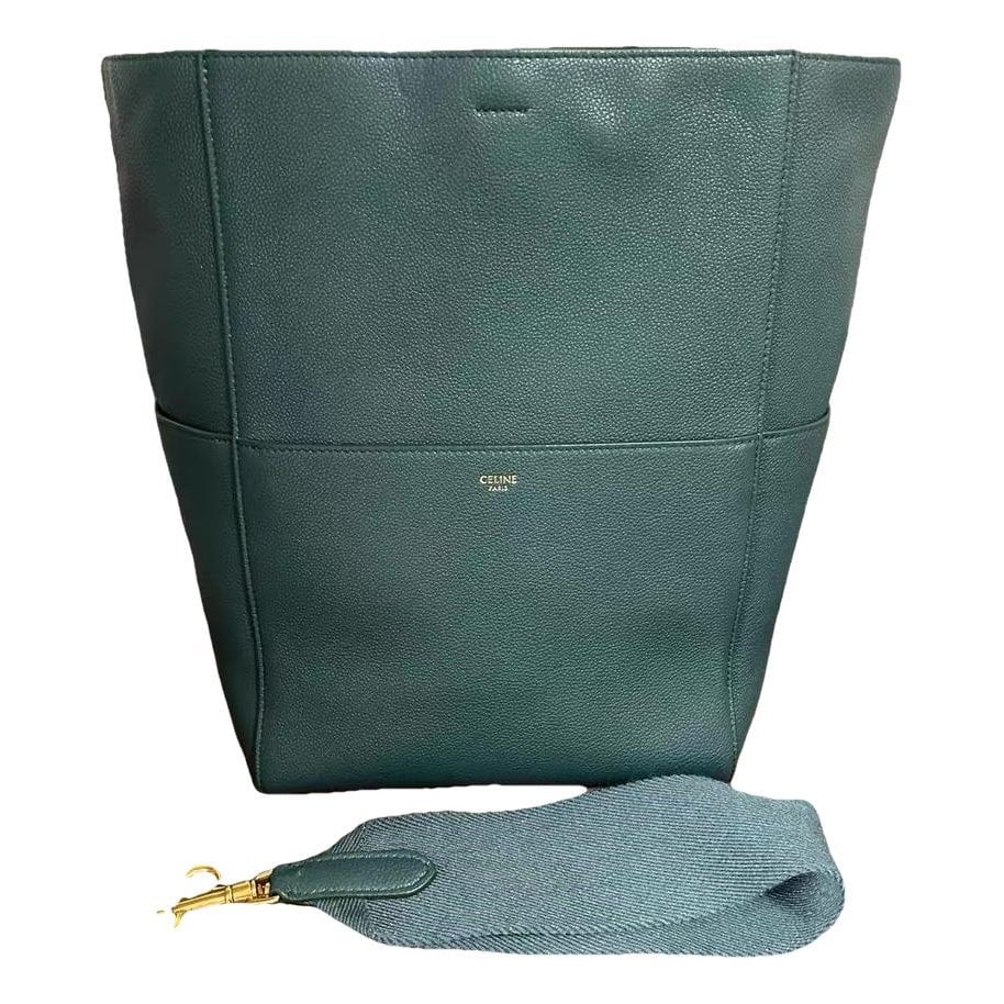 Seau Sangle leather handbag
