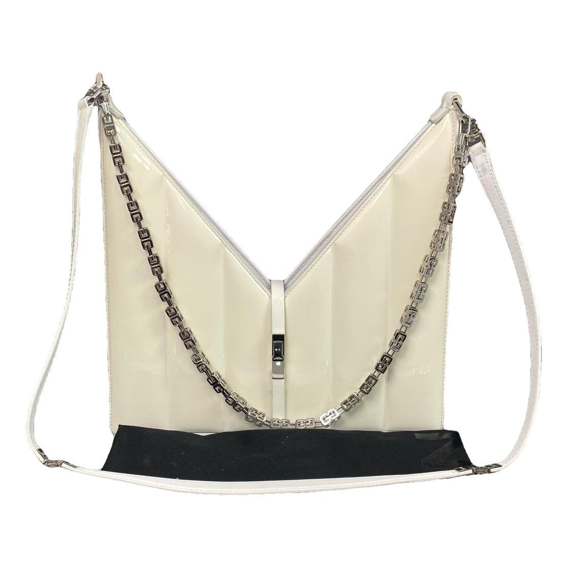 Cut Out patent leather crossbody bag