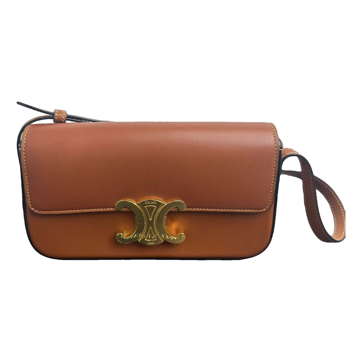 Triomphe leather handbag