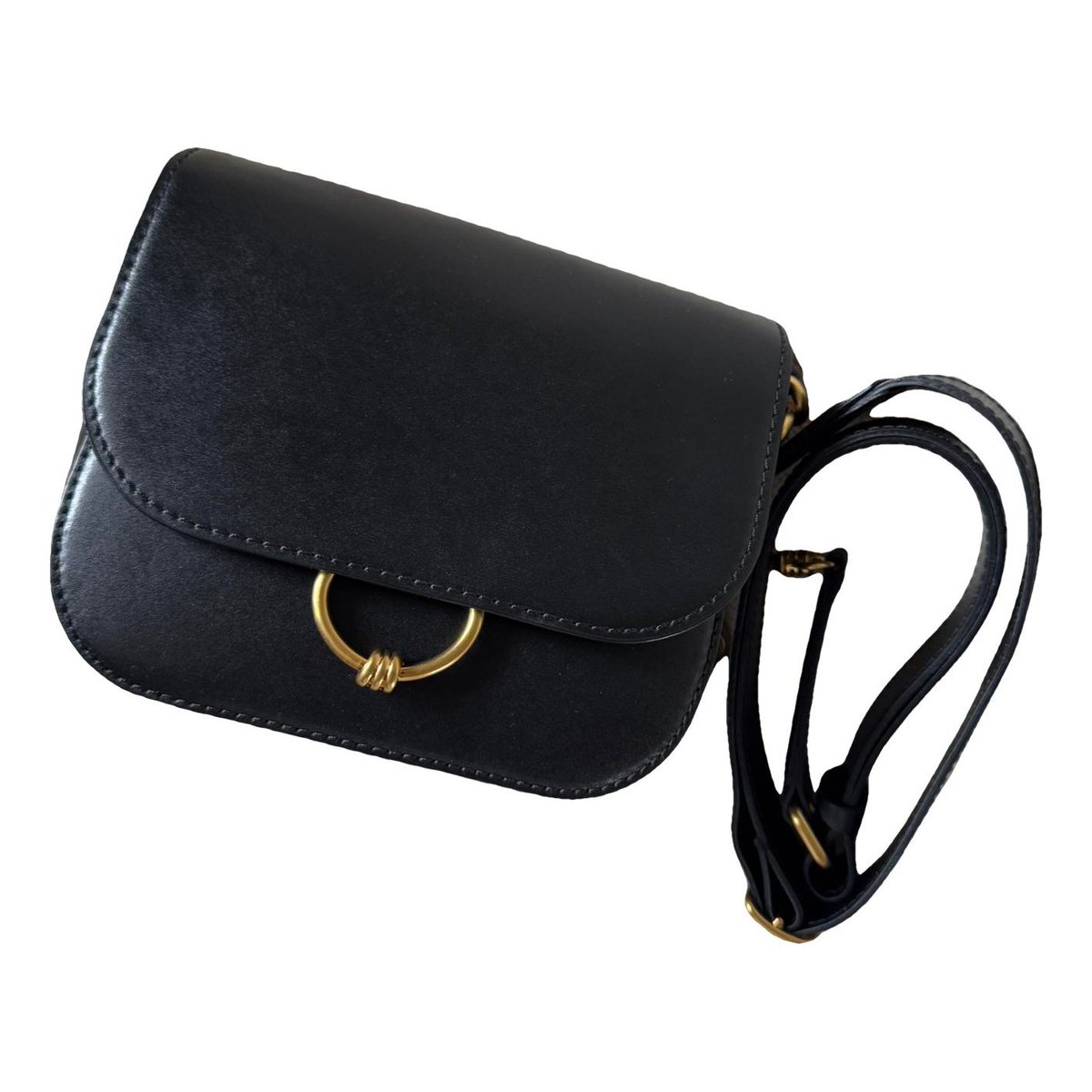 Patent leather crossbody bag