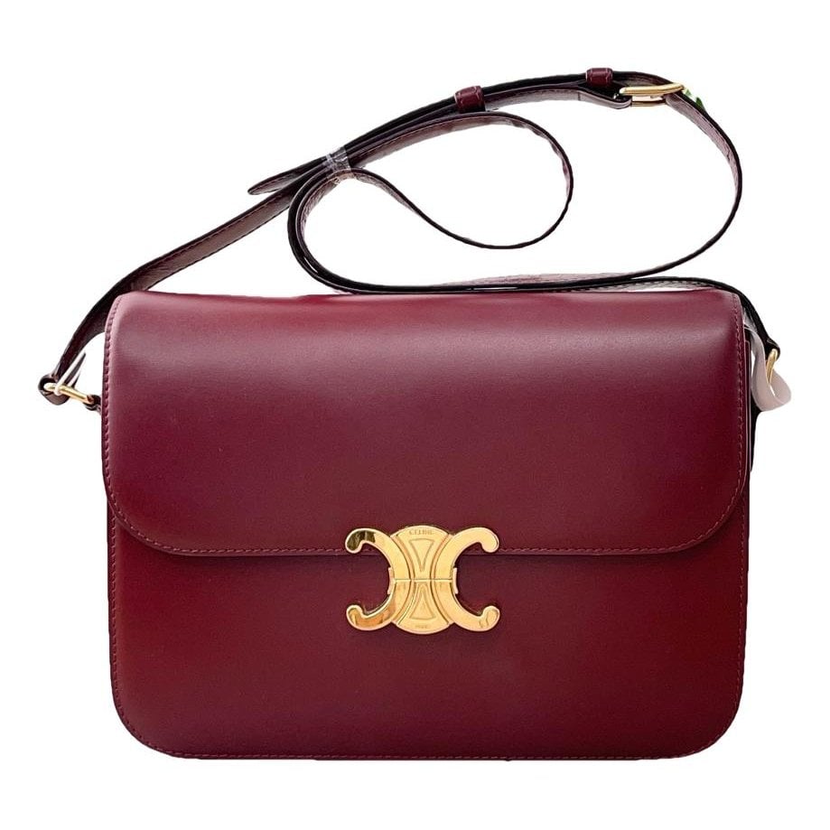 Triomphe leather handbag