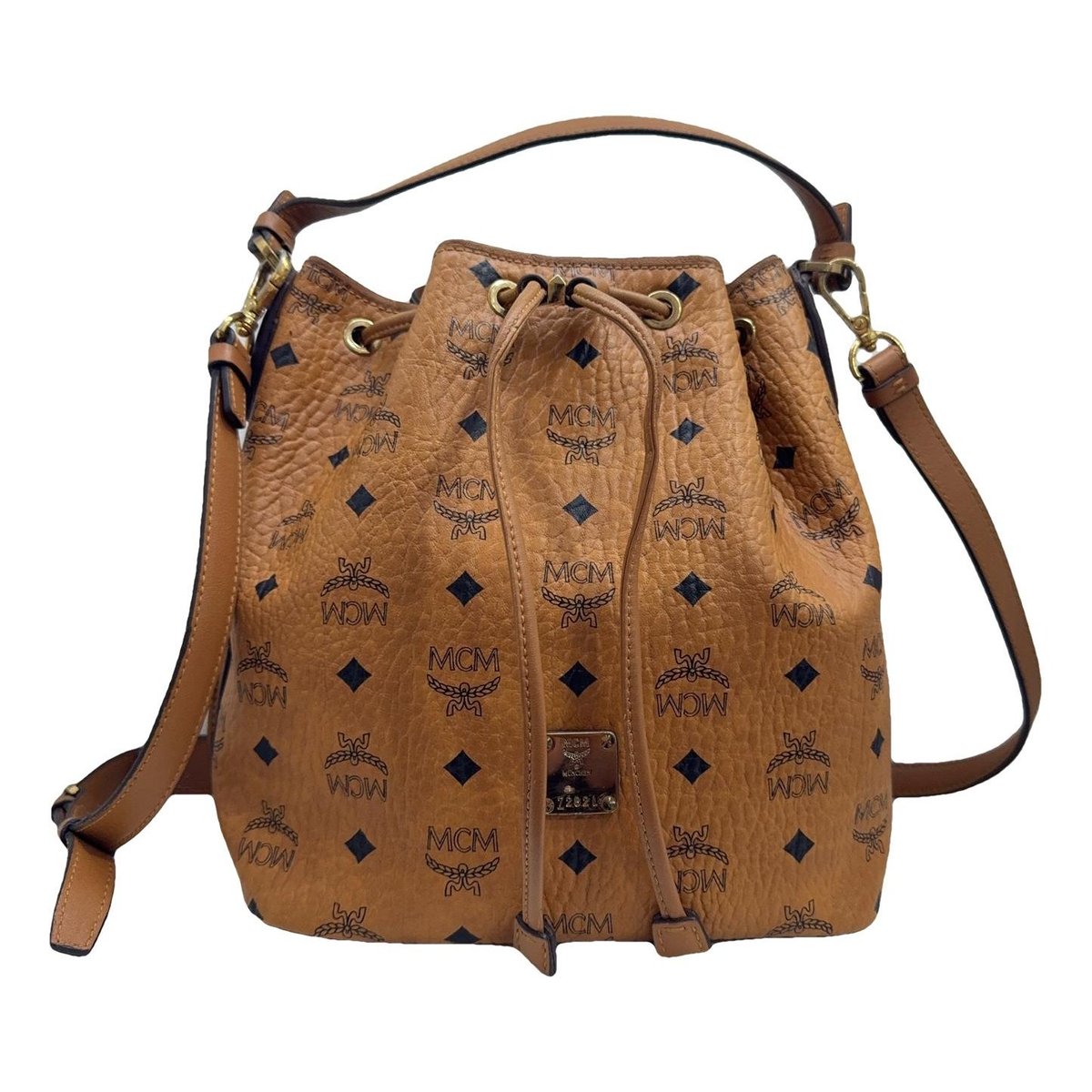 Heritage Drawstring leather handbag