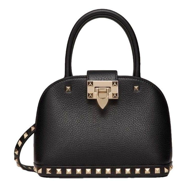 Micro Rockstud leather tote