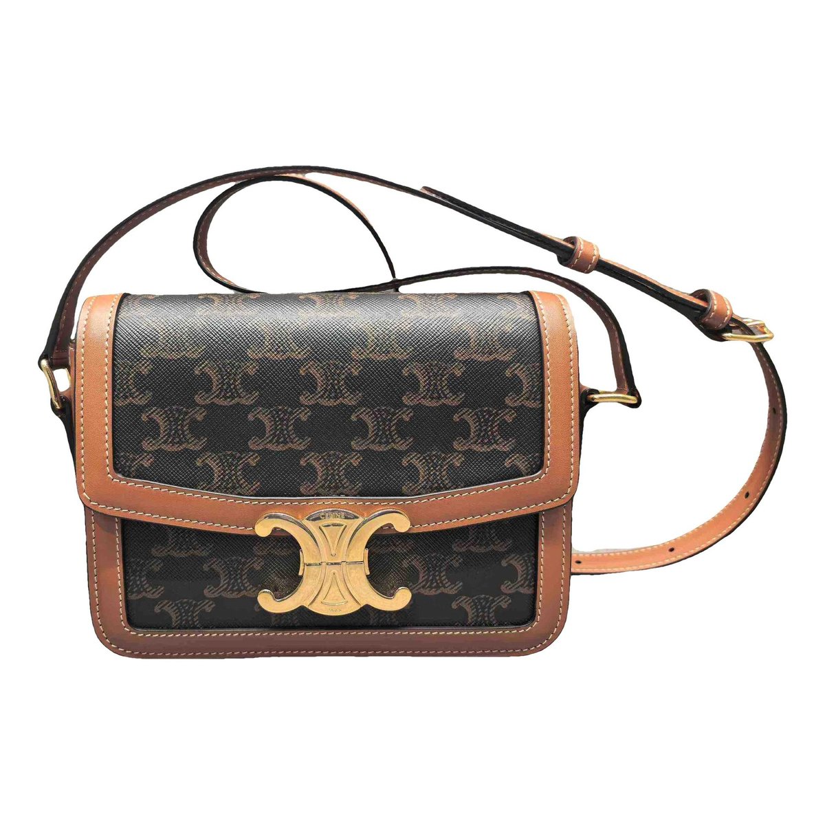 Triomphe leather handbag
