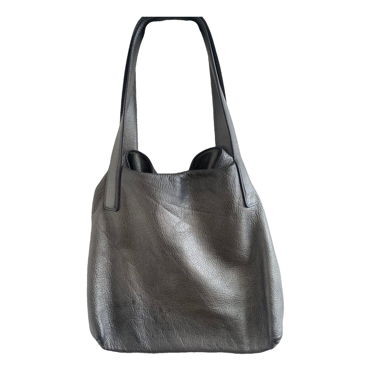 Leather tote