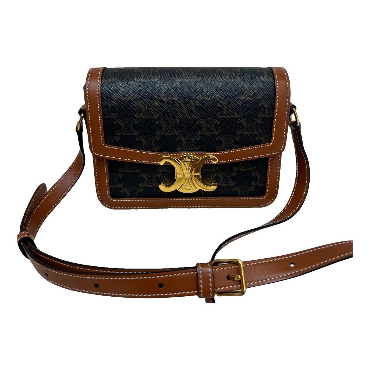 Triomphe cloth handbag