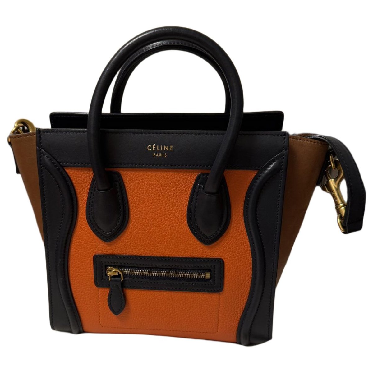 Nano Luggage leather handbag