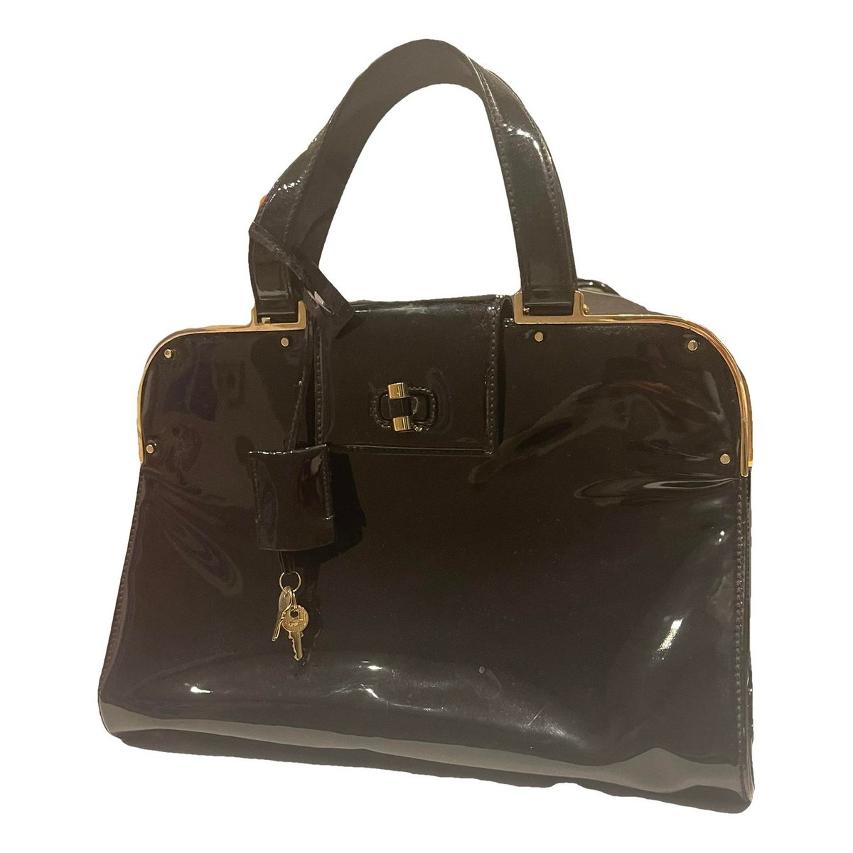 Muse Two patent leather handbag