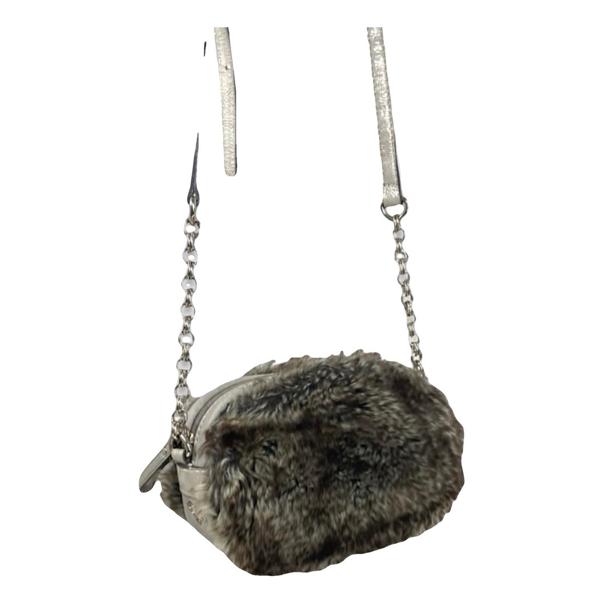 Faux fur crossbody bag