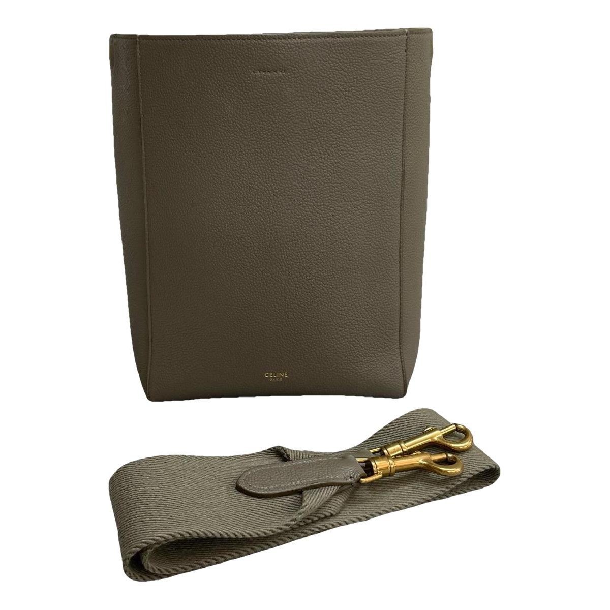 Seau Sangle leather crossbody bag