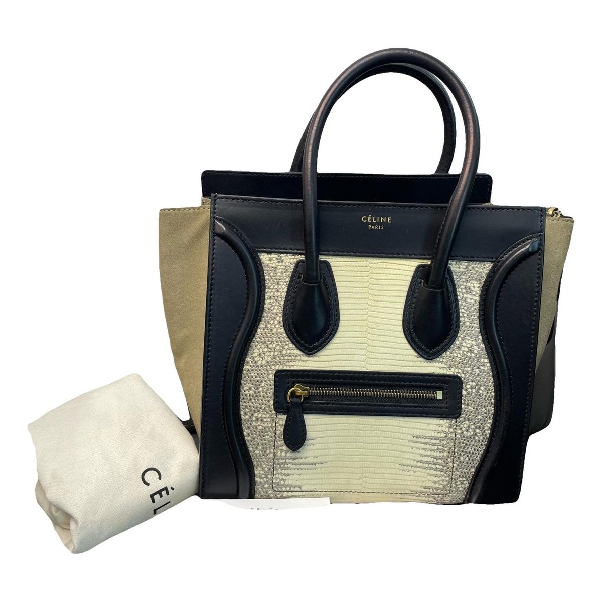 Luggage leather handbag