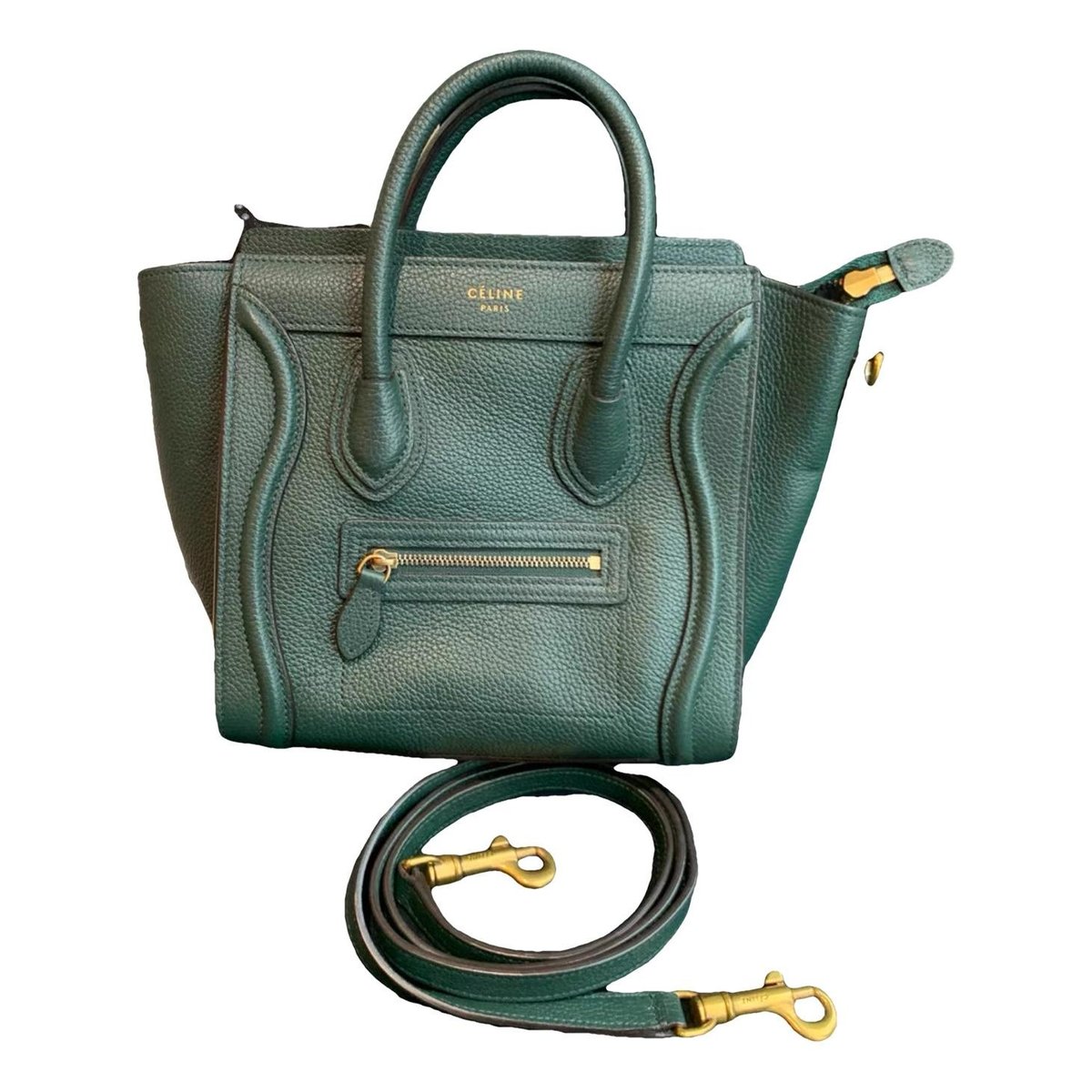 Nano Luggage leather handbag