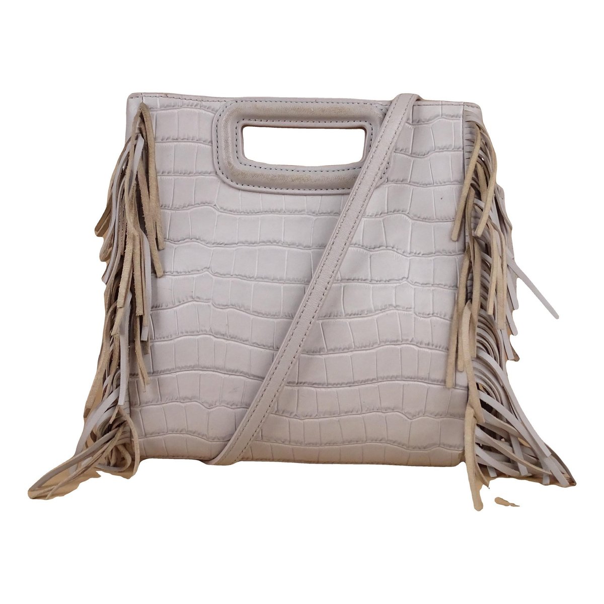 Sac M leather crossbody bag