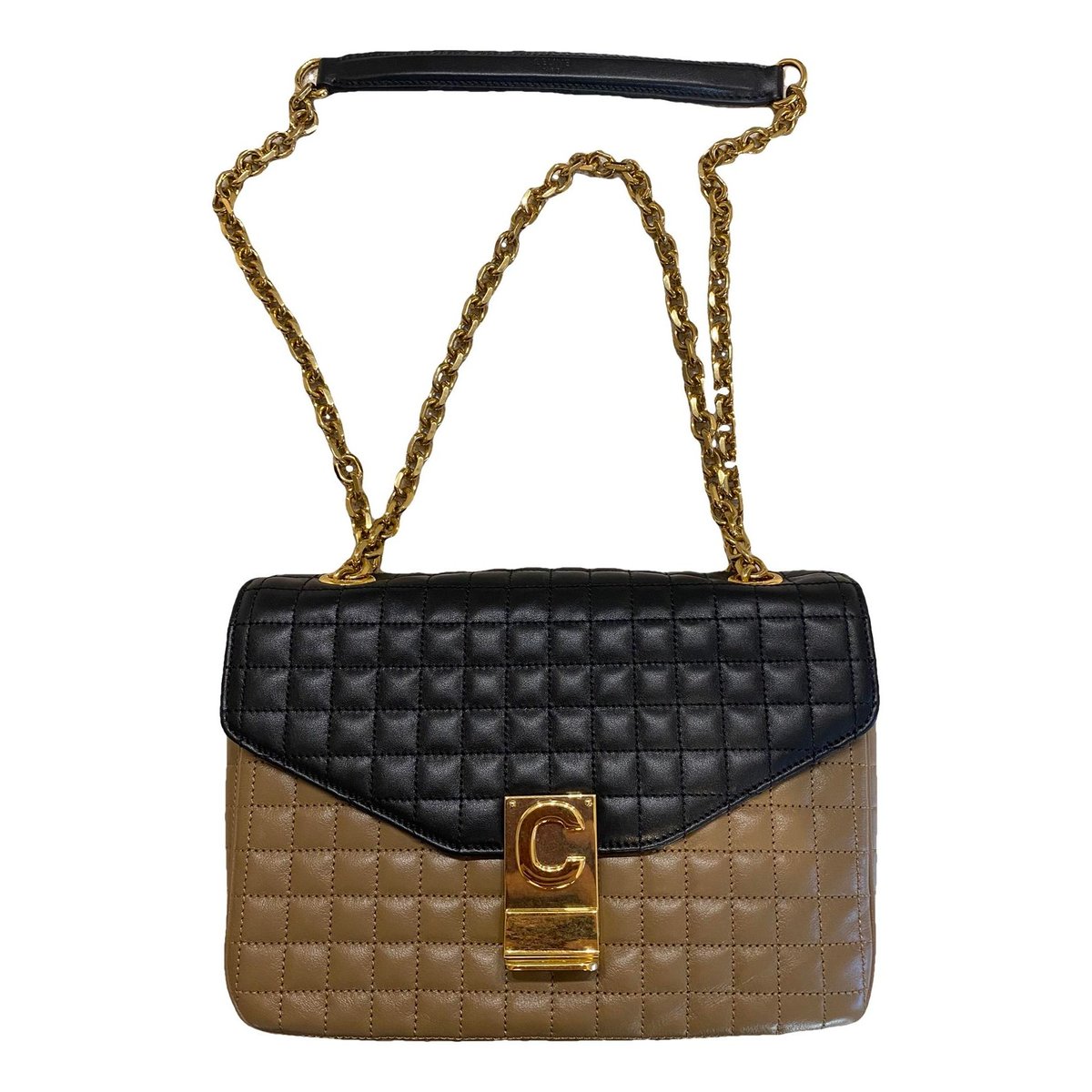 C bag leather crossbody bag