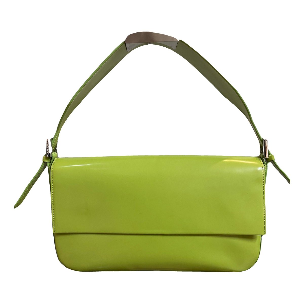 Patent leather handbag
