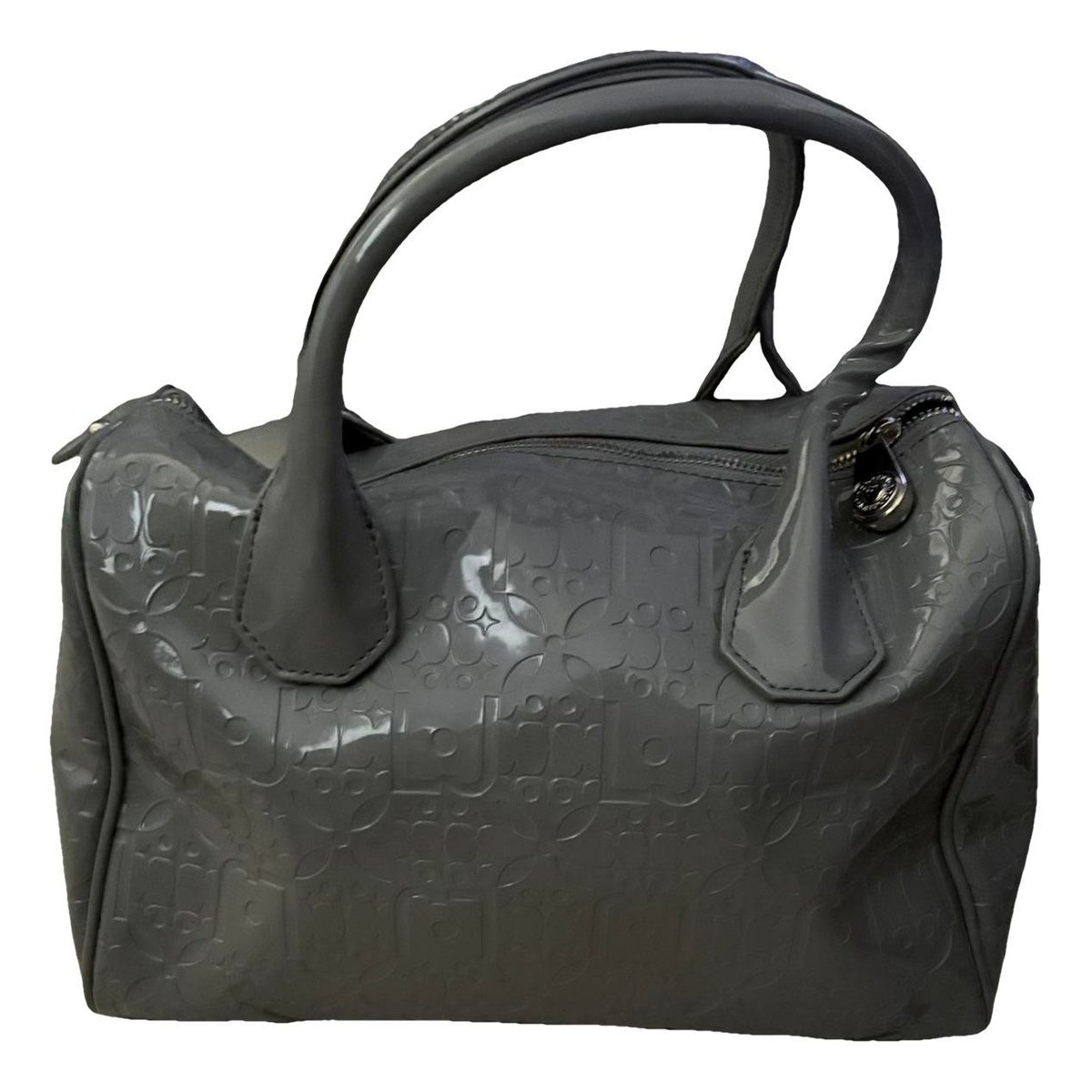 Patent leather handbag