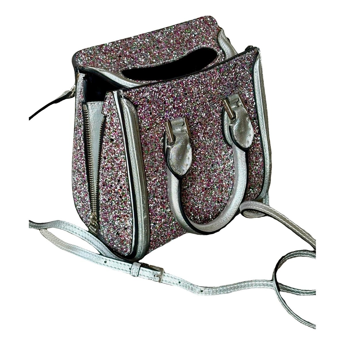 Heroine glitter handbag