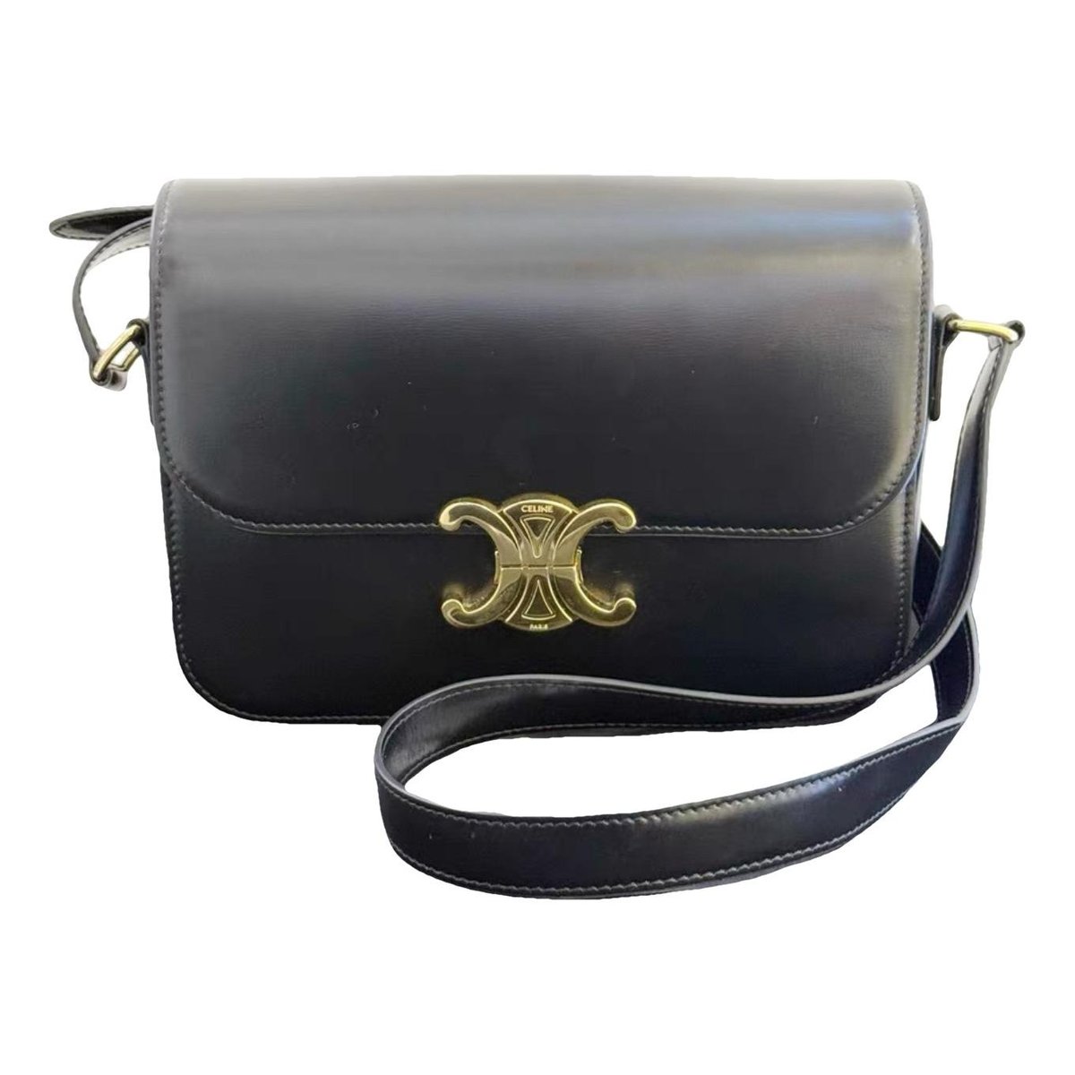 Triomphe leather handbag