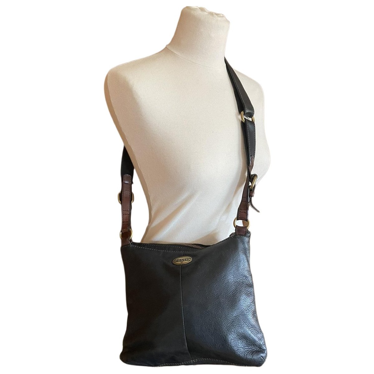 Leather crossbody bag