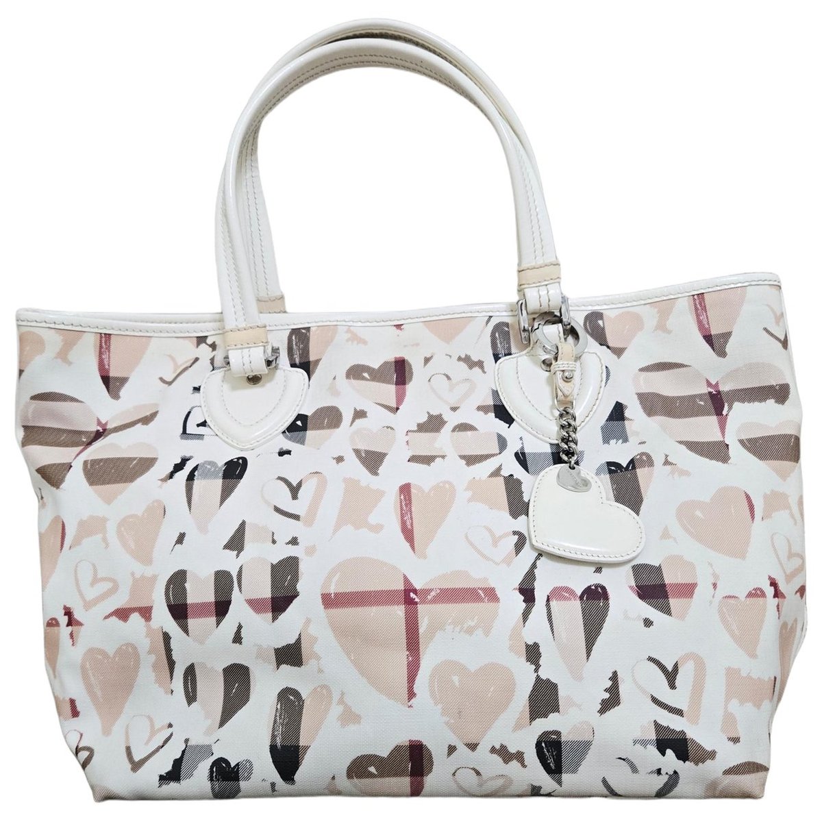 Woodbury patent leather tote