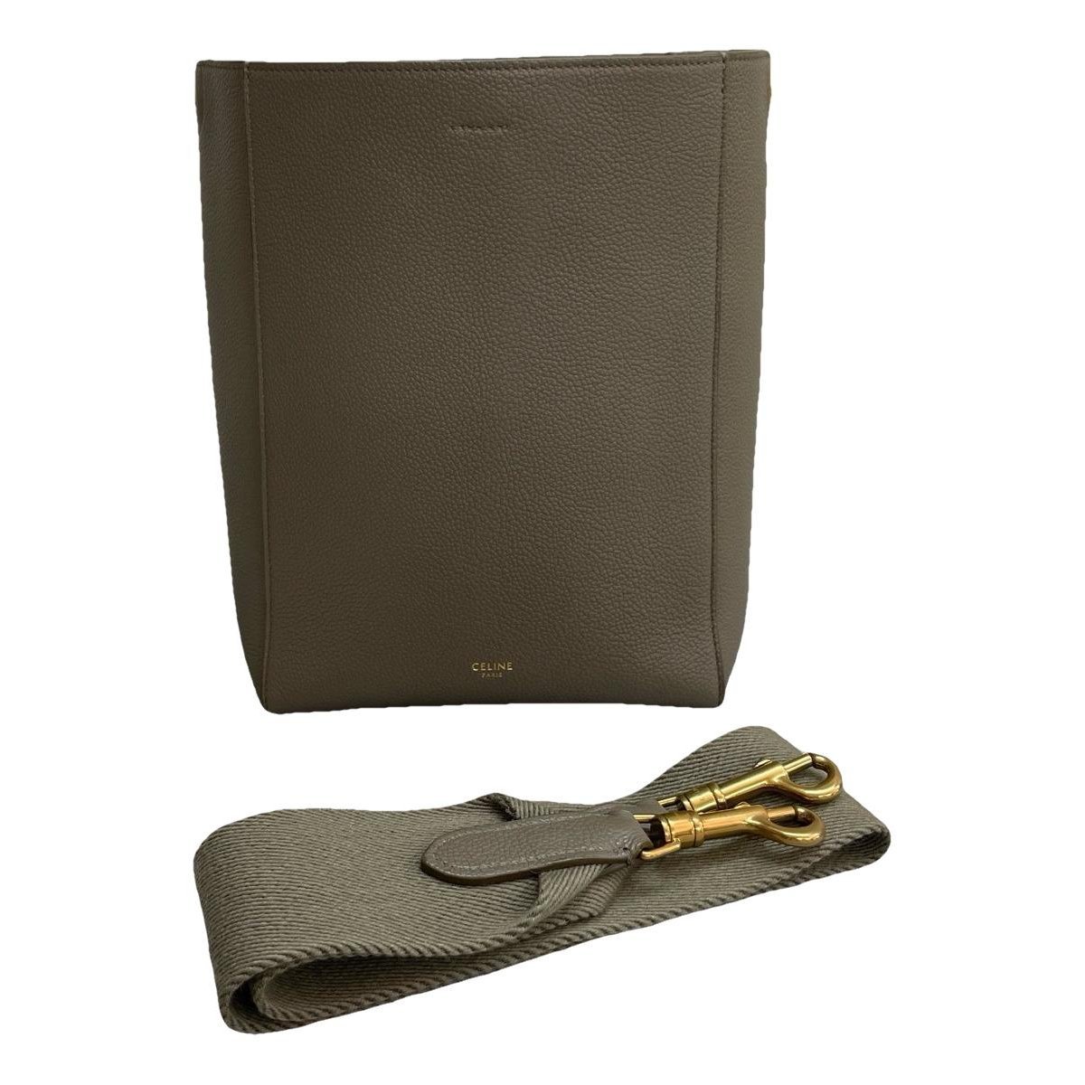 Seau Sangle leather handbag