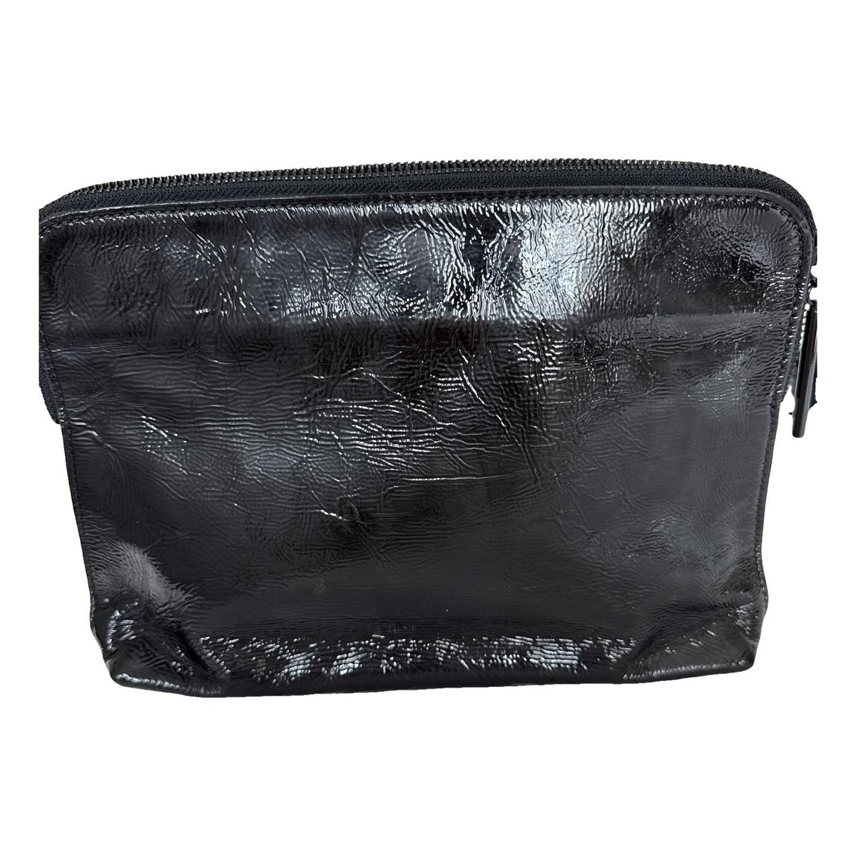 Leather clutch bag