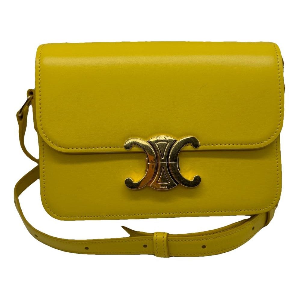 Triomphe leather handbag