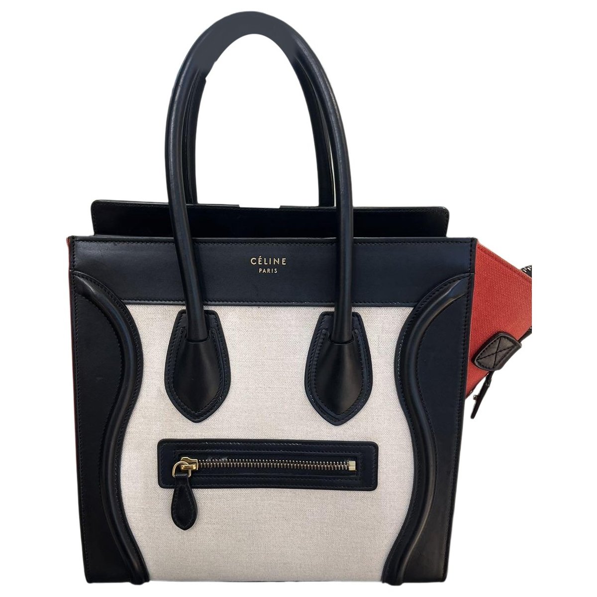 Luggage leather handbag