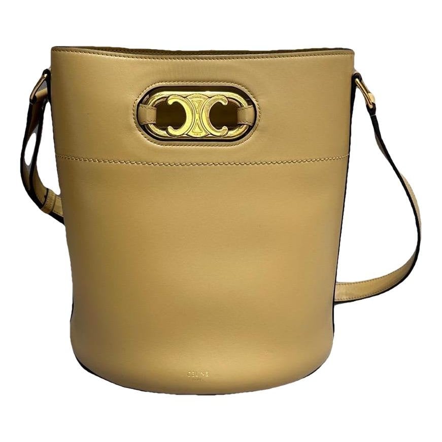 Triomphe leather crossbody bag