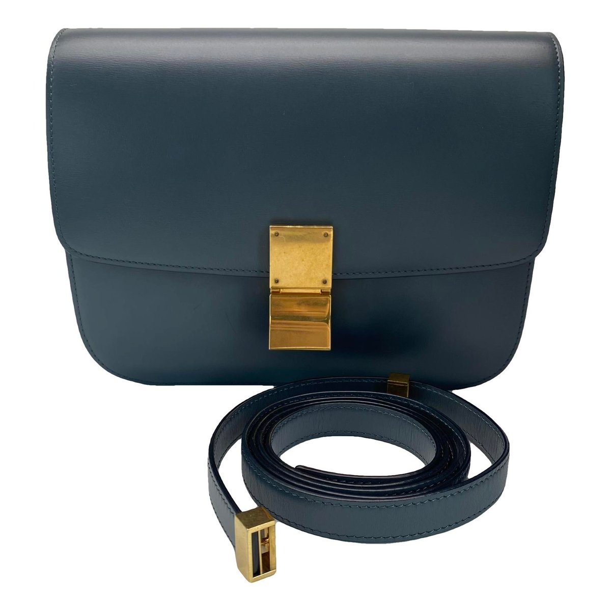 Classic leather crossbody bag