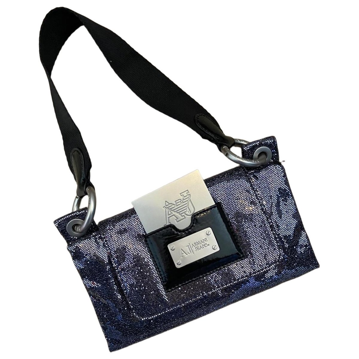 Glitter clutch bag
