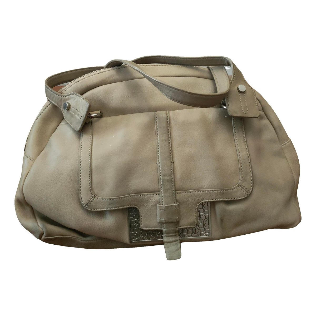 Leather tote
