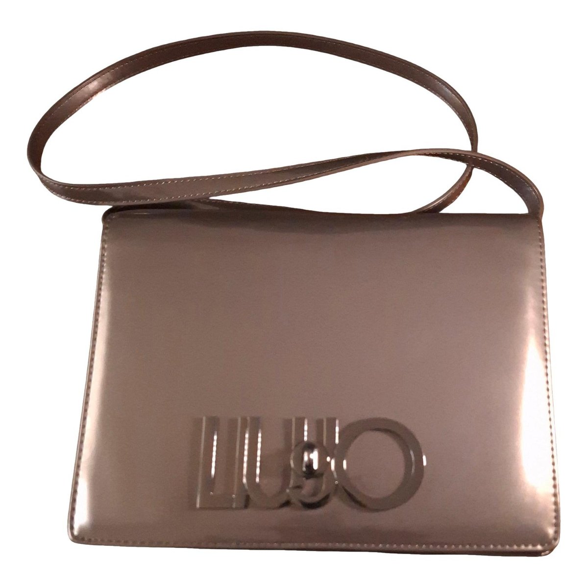 Patent leather handbag