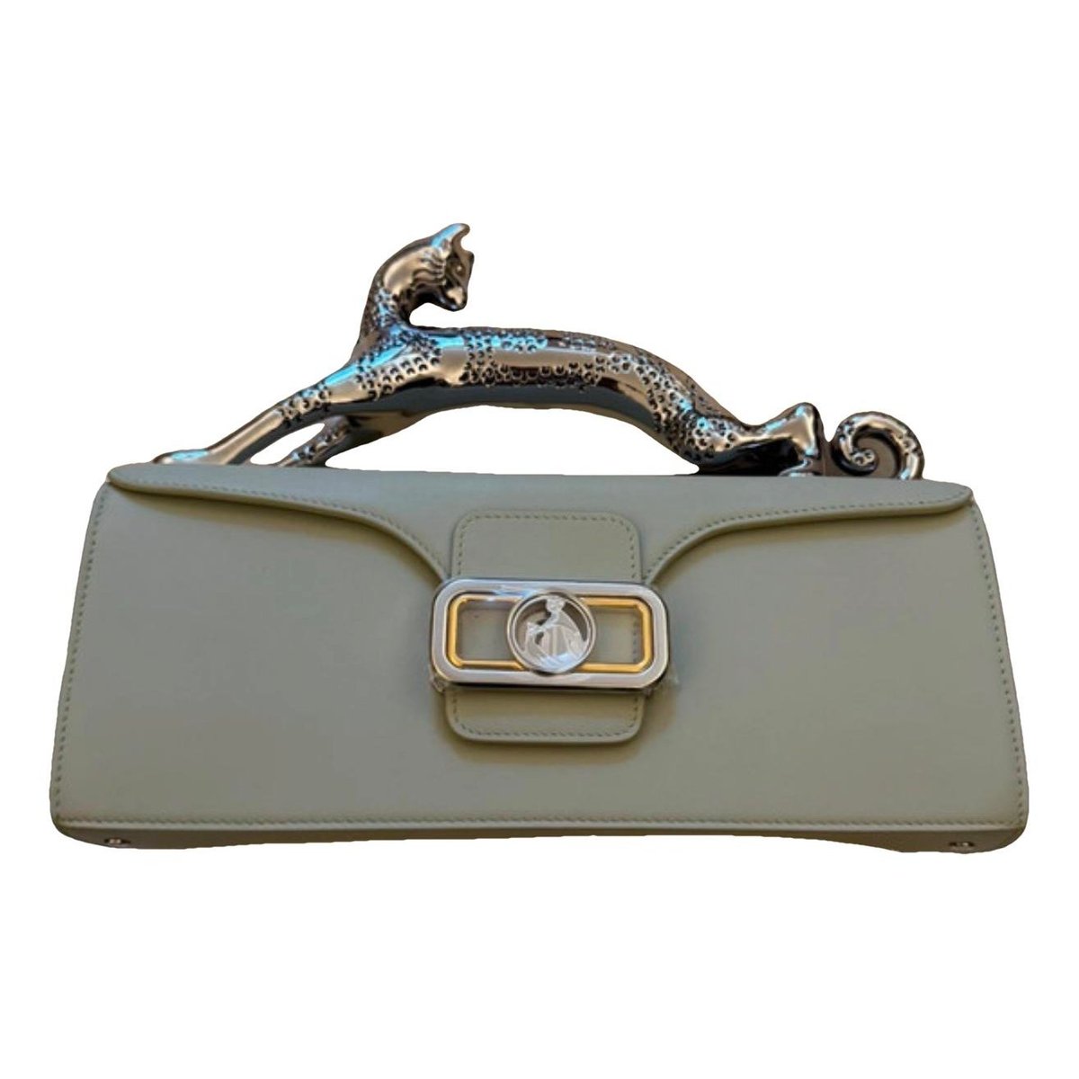 Pencil Chat leather handbag