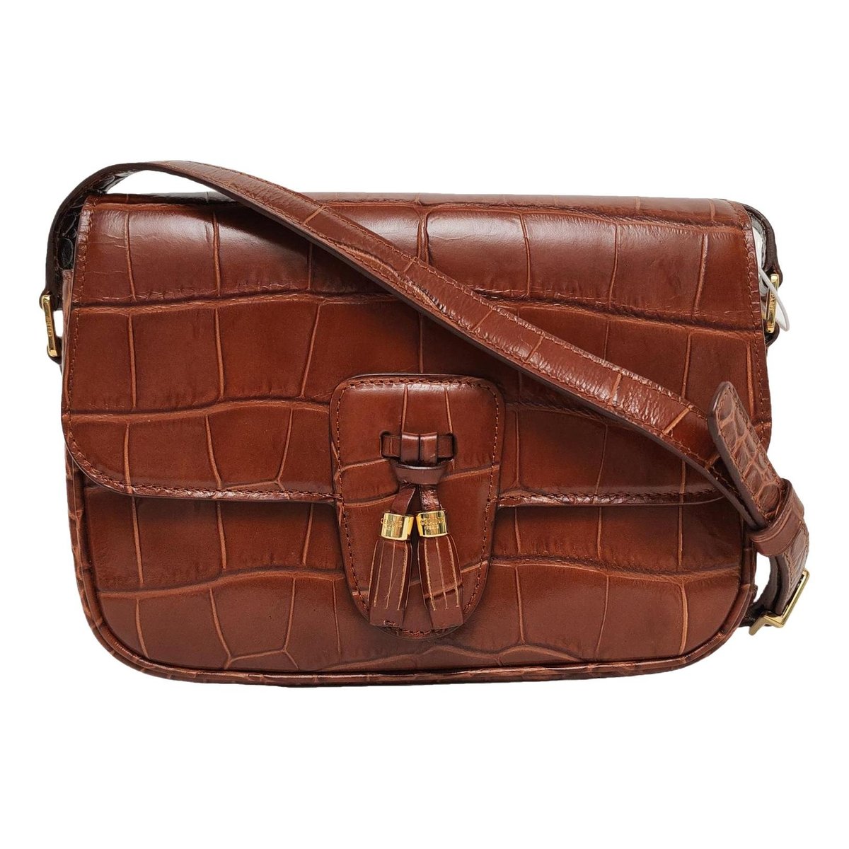 Tassels leather crossbody bag